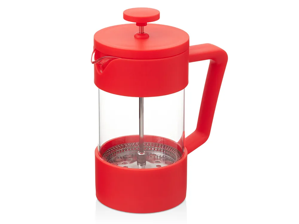 Пластиковый френч-пресс "Intense", 600мл, красный