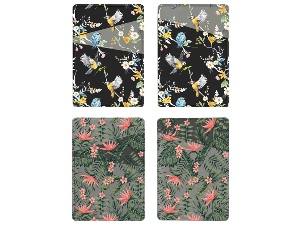 Картхолдер на 3 карты типа бейджа с возможностью полноцветной УФ-печати, софт-тач