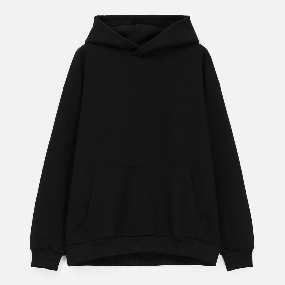 Худи унисекс оверсайз Daylero, черное, размер XL/XXL