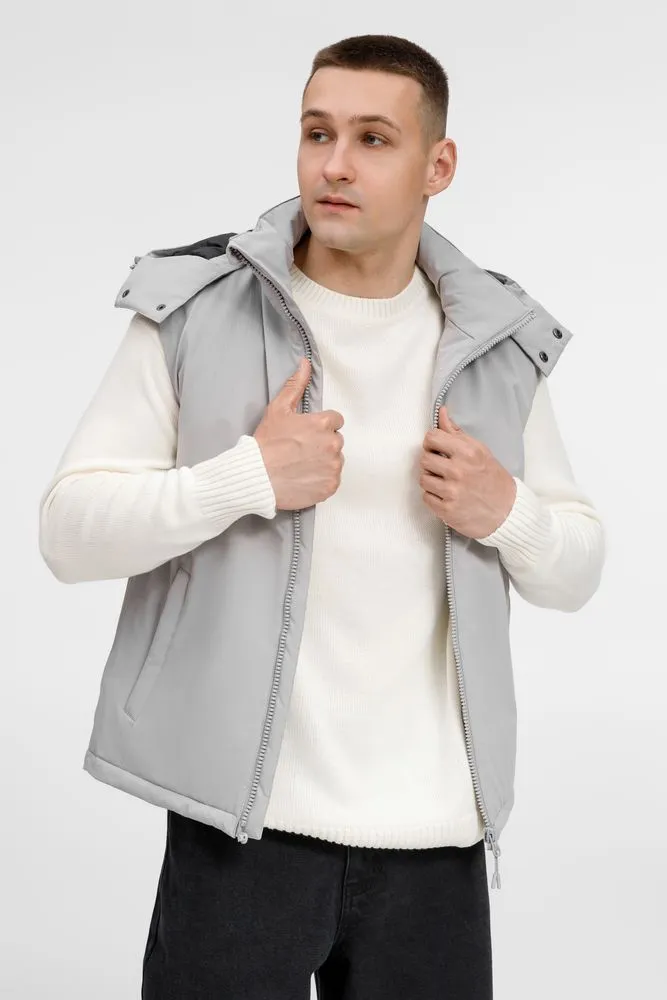 Жилет унисекс Sfera, светло-серый, размер L