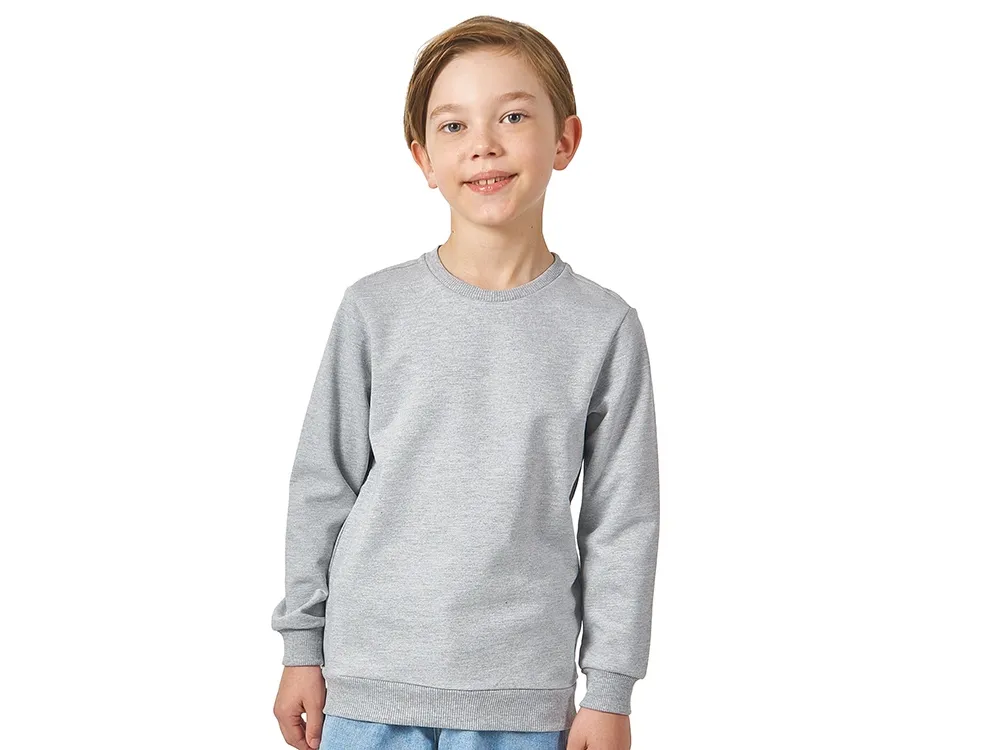 Свитшот "Motion" детская_6, серый меланж