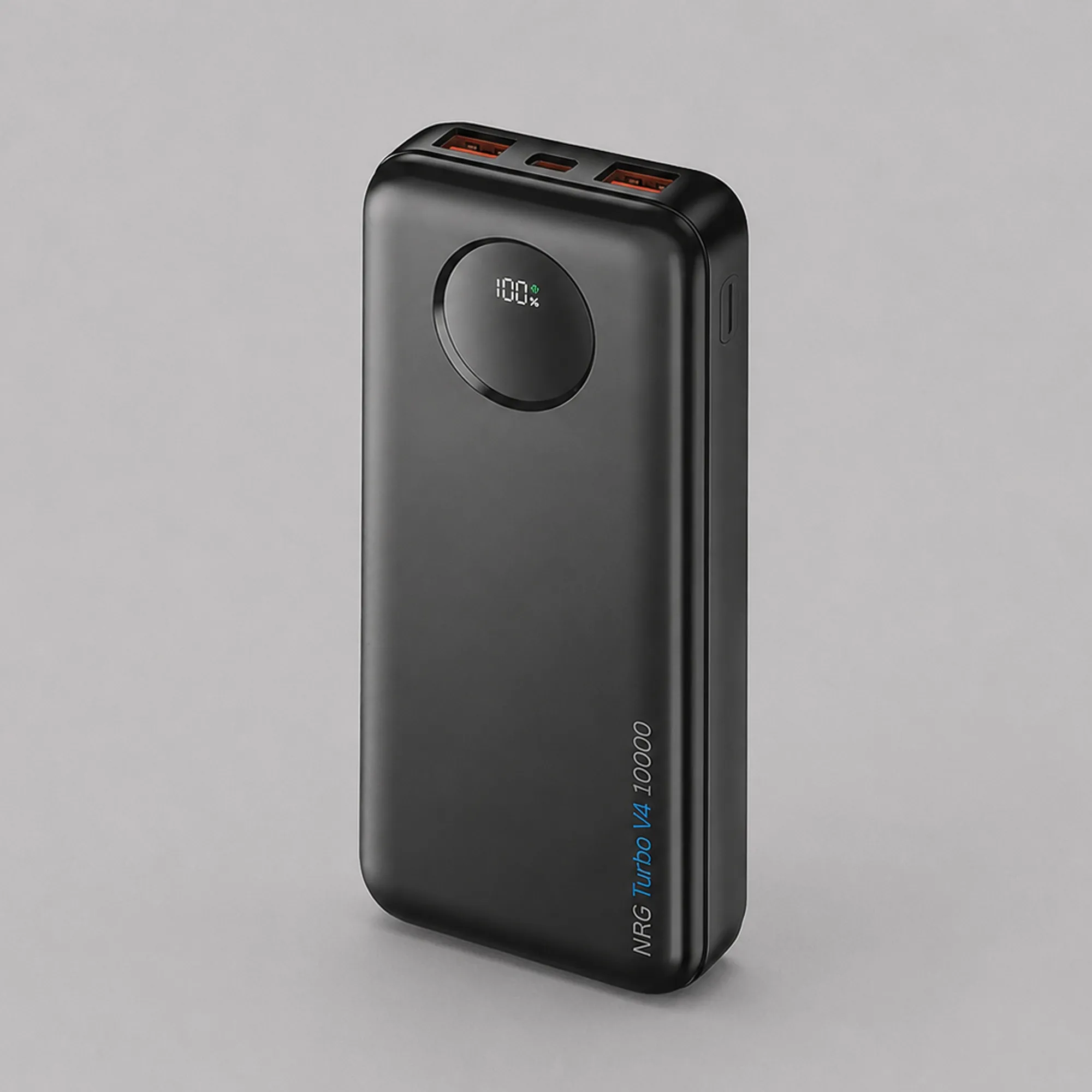 Внешний АКБ NRG Turbo V4 10000 мА-ч, дисплей, черный, Deppa