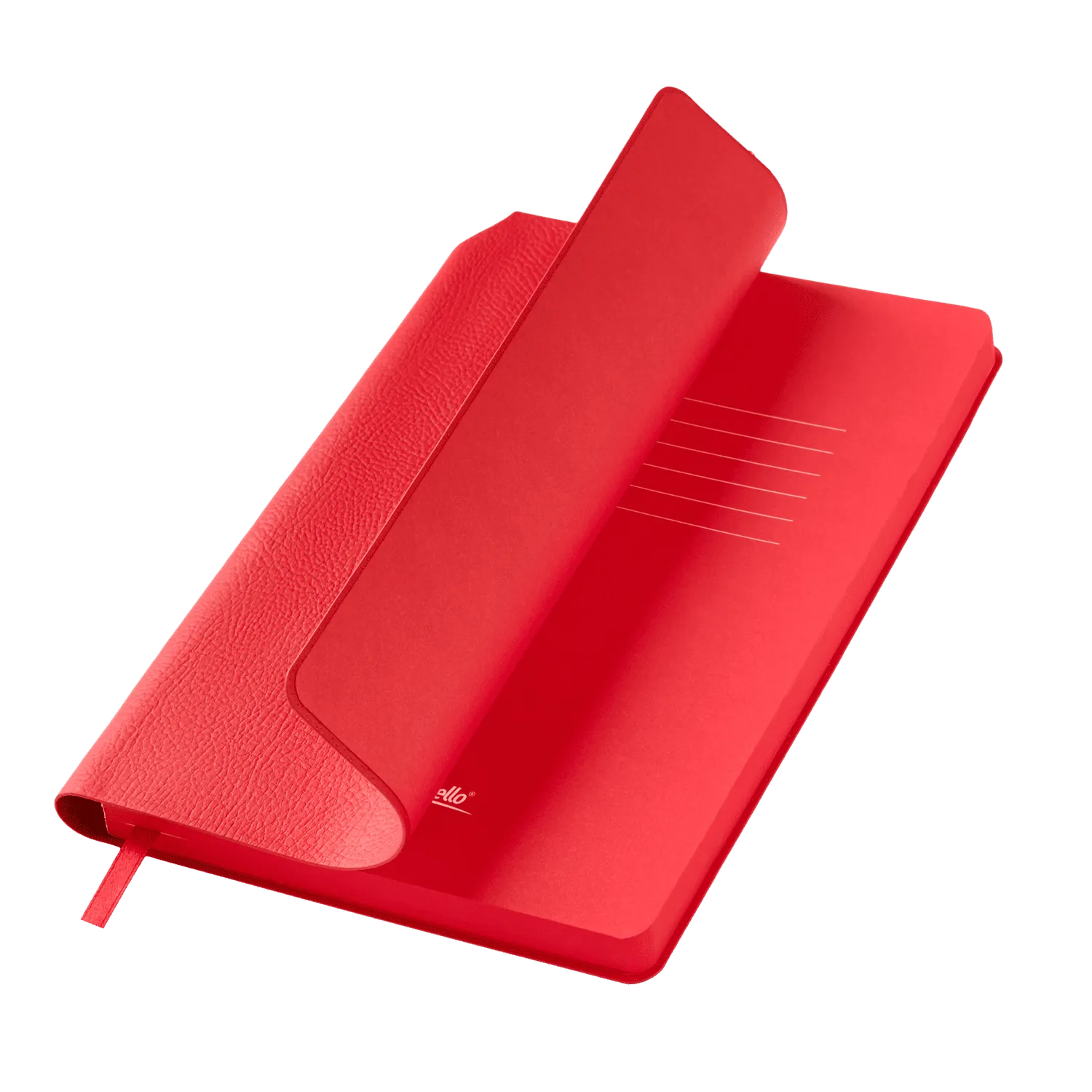 Ежедневник Молто (Molto) недатированный, красный (без упаковки, без стикера)