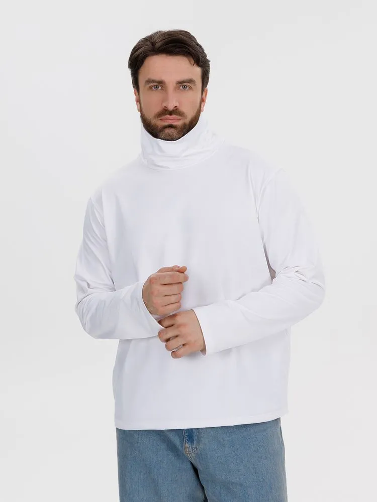 Лонгслив из бифлекса Morfiss, белый, размер M/L