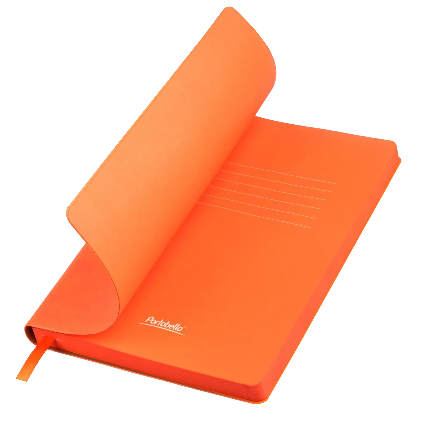 Ежедневник Латте (Latte NEW) недатированный, оранжевый/оранжевый (без упаковки, без стикера)