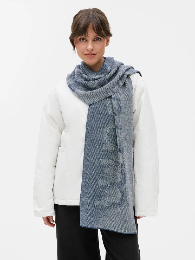 Шарф Denim XXL на заказ, полушерсть