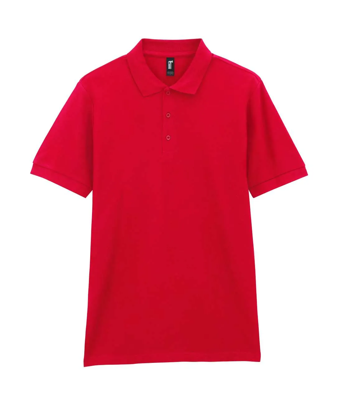 Футболка поло PREMIUM COTTON ADULT DOUBLE PIQUE, КРАСНЫЙ S