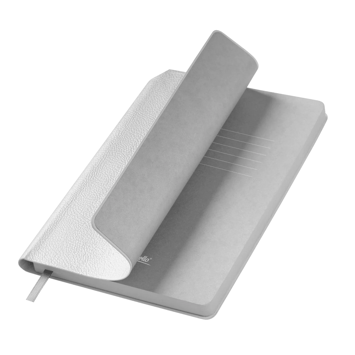 Ежедневник Молто (Molto) недатированный, серебряный (без упаковки, без стикера)