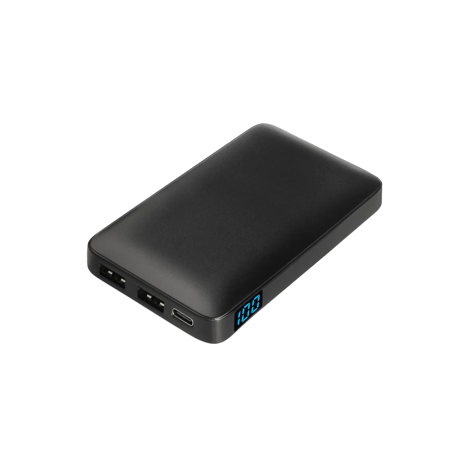 Внешний аккумулятор с цветной подсветкой Анкор Макс (Ancor Max) 5000 mAh, черный