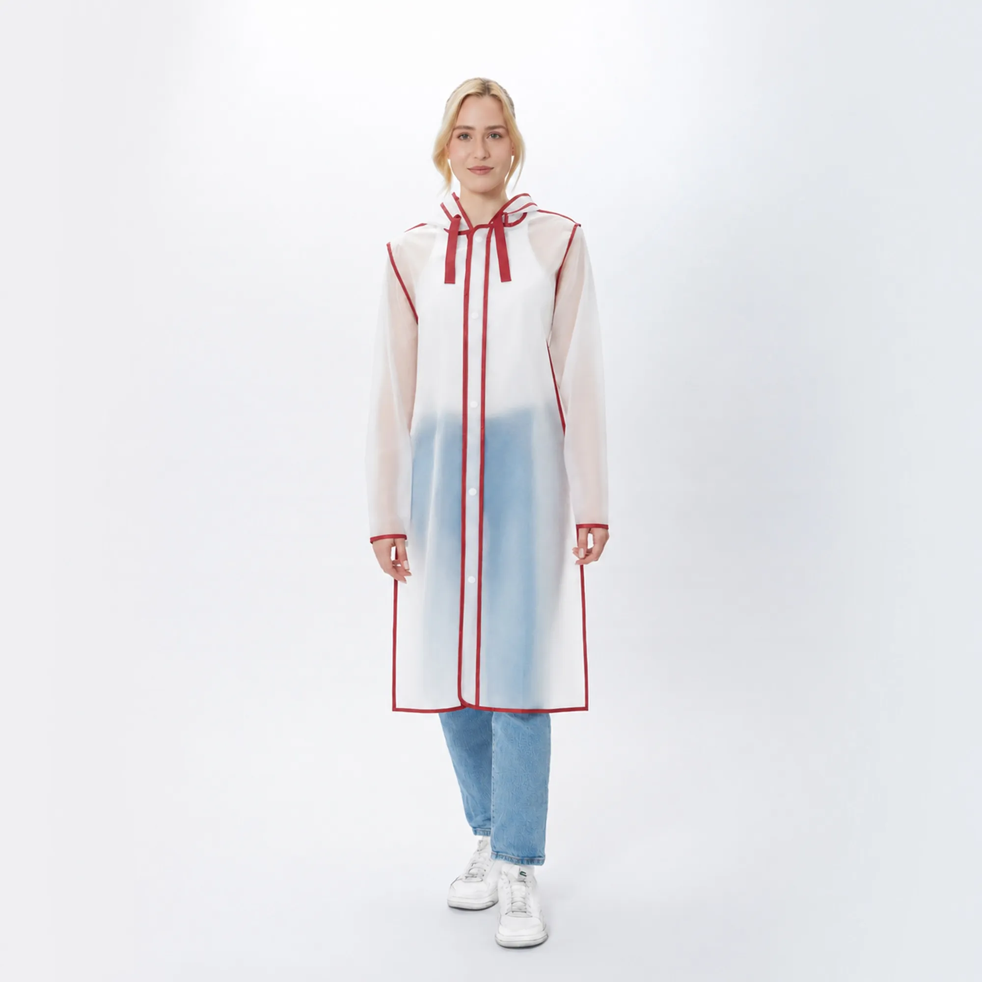 прозрачный/красный