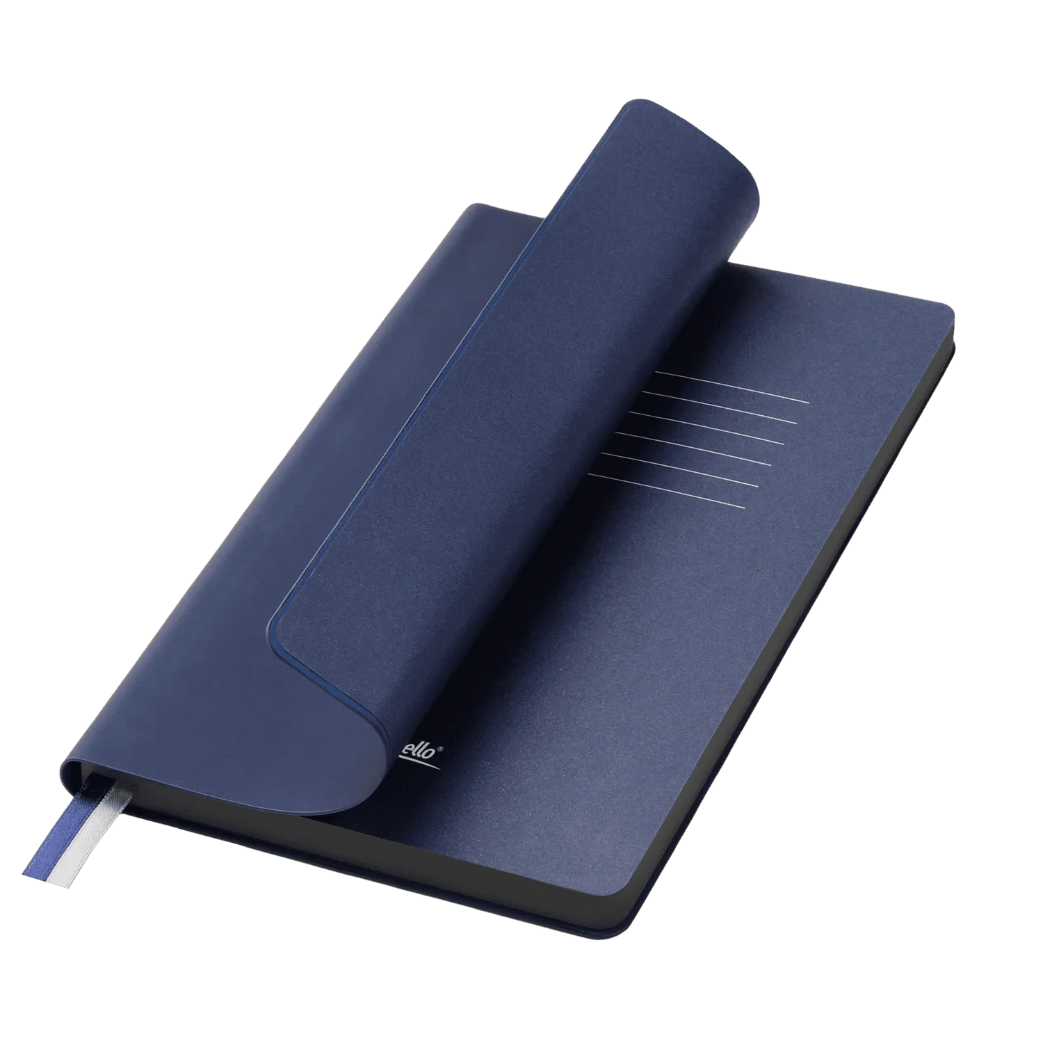 Ежедневник Мун Ривер (Moon River) недатированный, синий (без упаковки, без стикера)