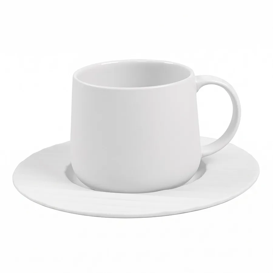 Чайная пара GRACE  в  упаковке; белый; фарфор