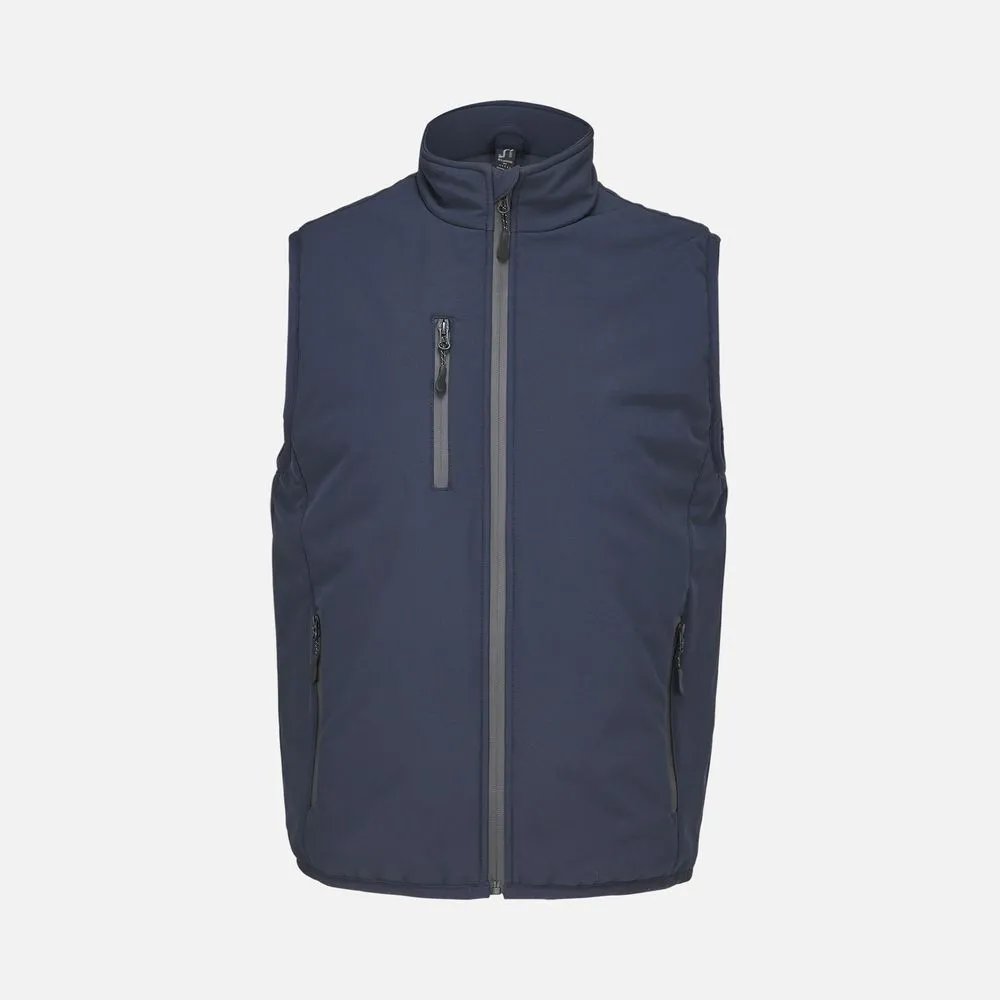 Жилет софтшелл унисекс Falcon BW, синий, размер L