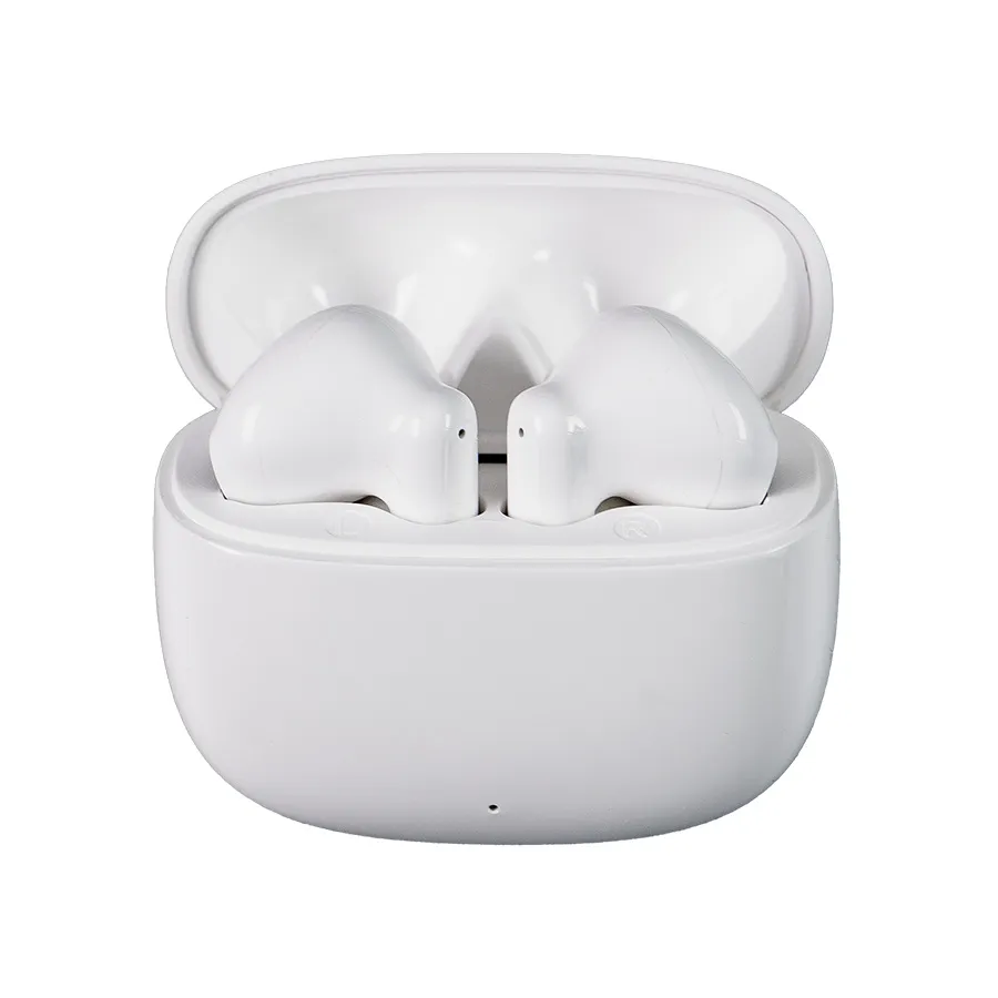 Наушники ECHO беспроводные без амбушюр, пластиковый корпус, белые