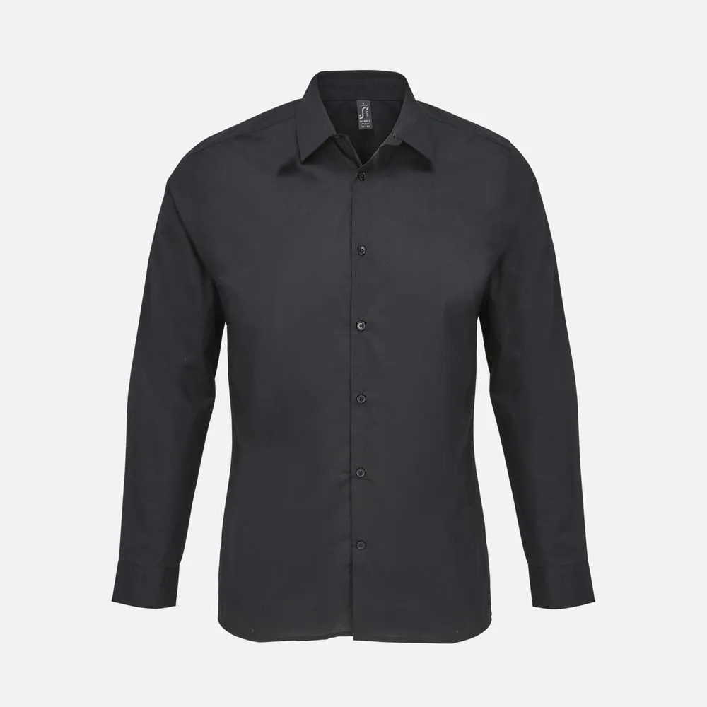 Рубашка мужская Bailey, черная, размер S
