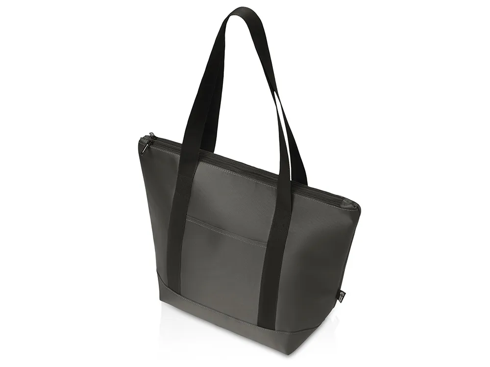 Сумка-холодильник «Cool XL» с двумя лямками на плечо, темно-серый