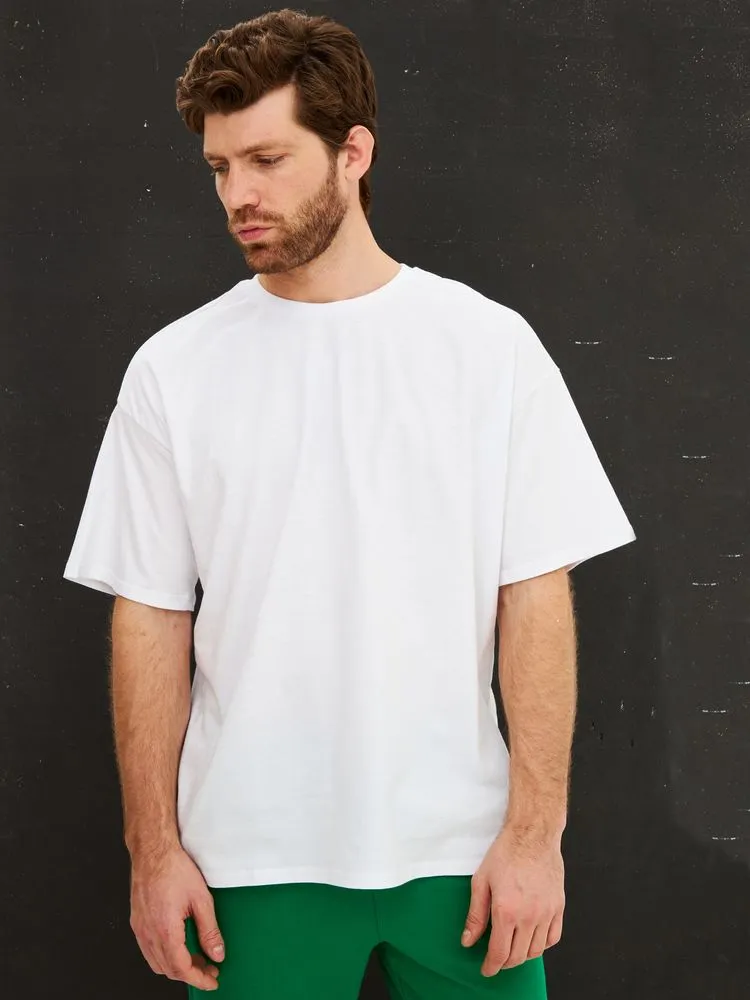 Футболка Oversize Premium, белая, размер S