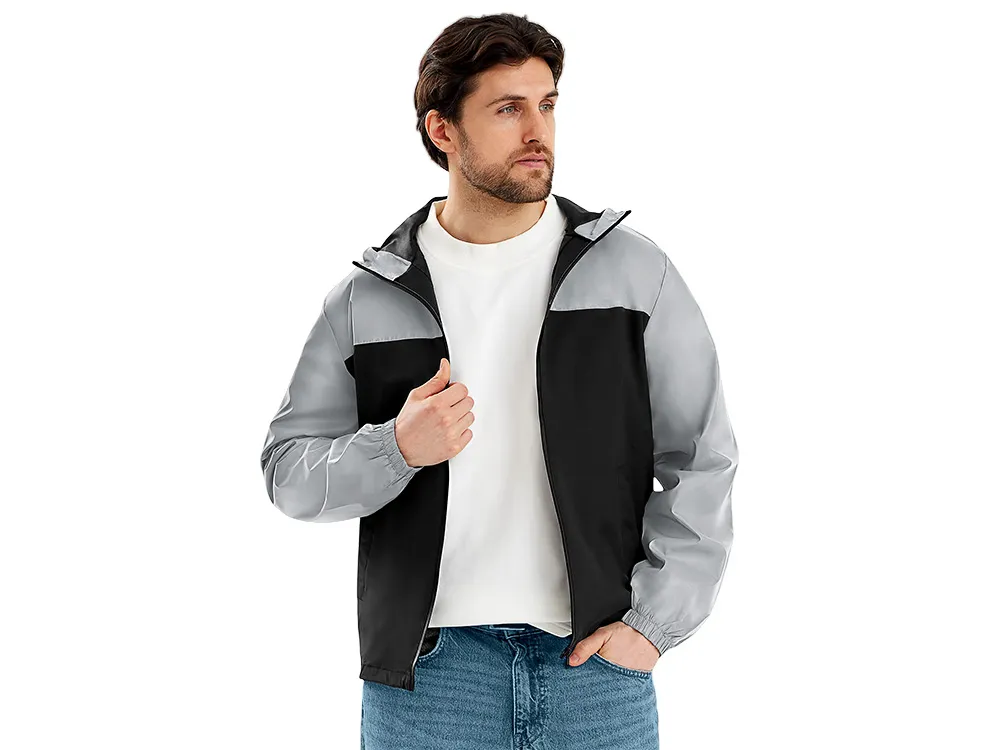 Ветровка светоотражающая «Рефлектор гибрид», светоотражающий/черный