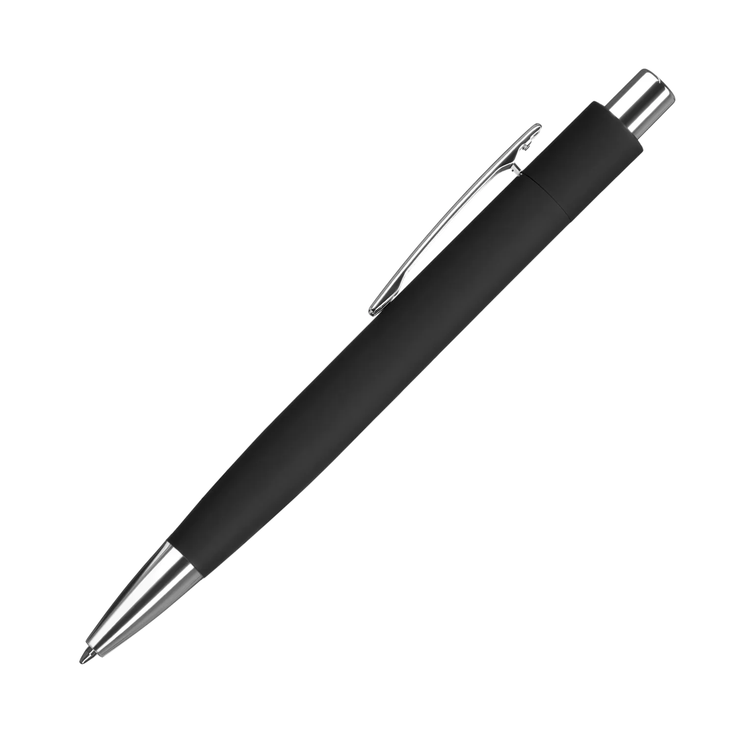 Шариковая ручка Смарт (Smart) с чипом передачи информации NFC, черная