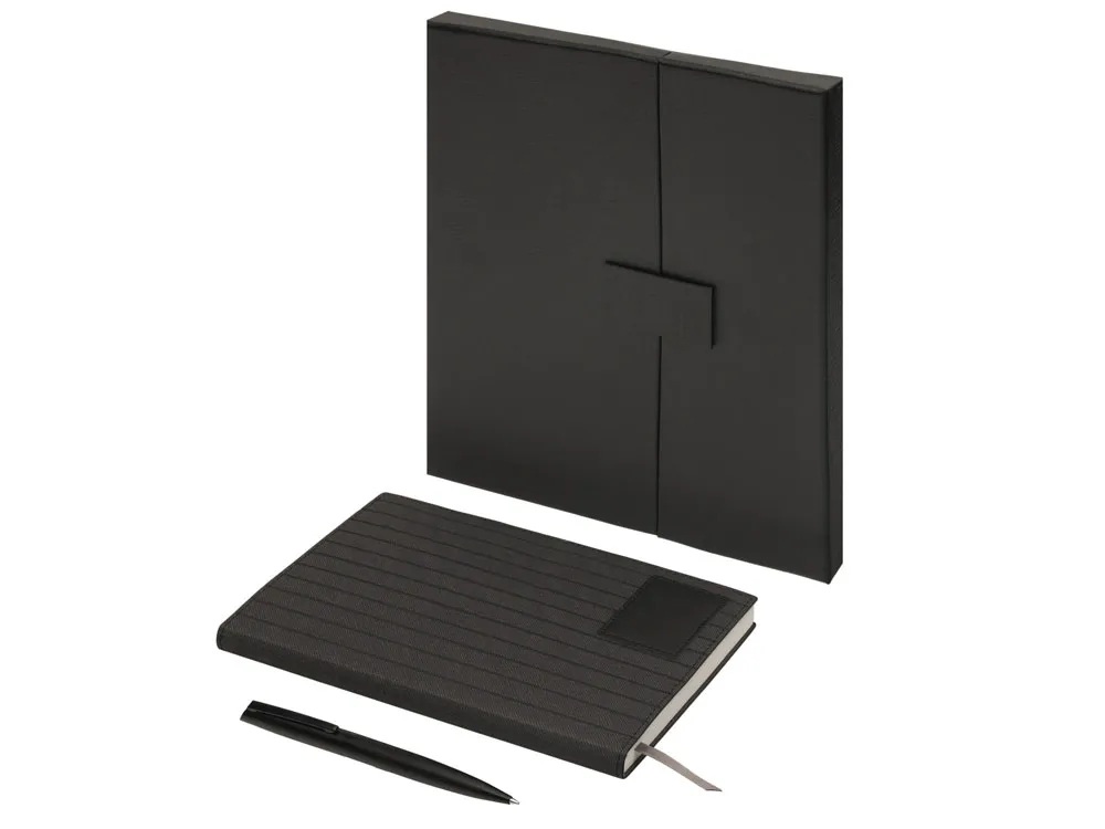 Подарочный набор "Bradburry &Co" с блокнотом А5 и ручкой, черный