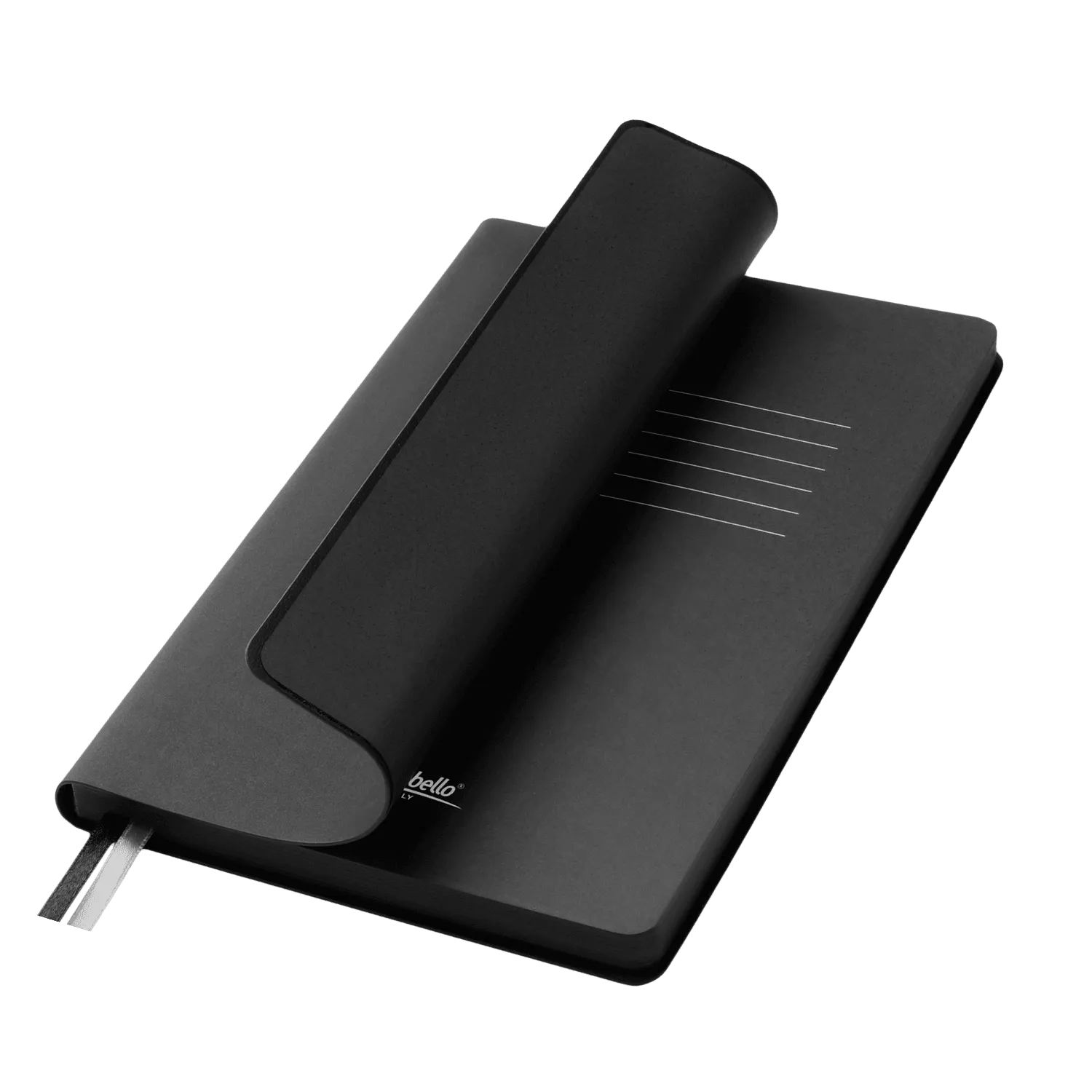 Ежедневник Мун Ривер (Moon River) недатированный, черный (без упаковки, без стикера)