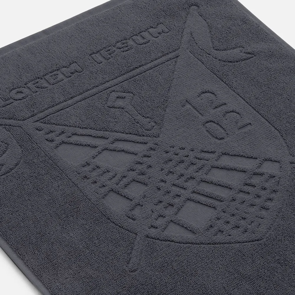 Полотенце на заказ Surpass с рельефным логотипом, большое