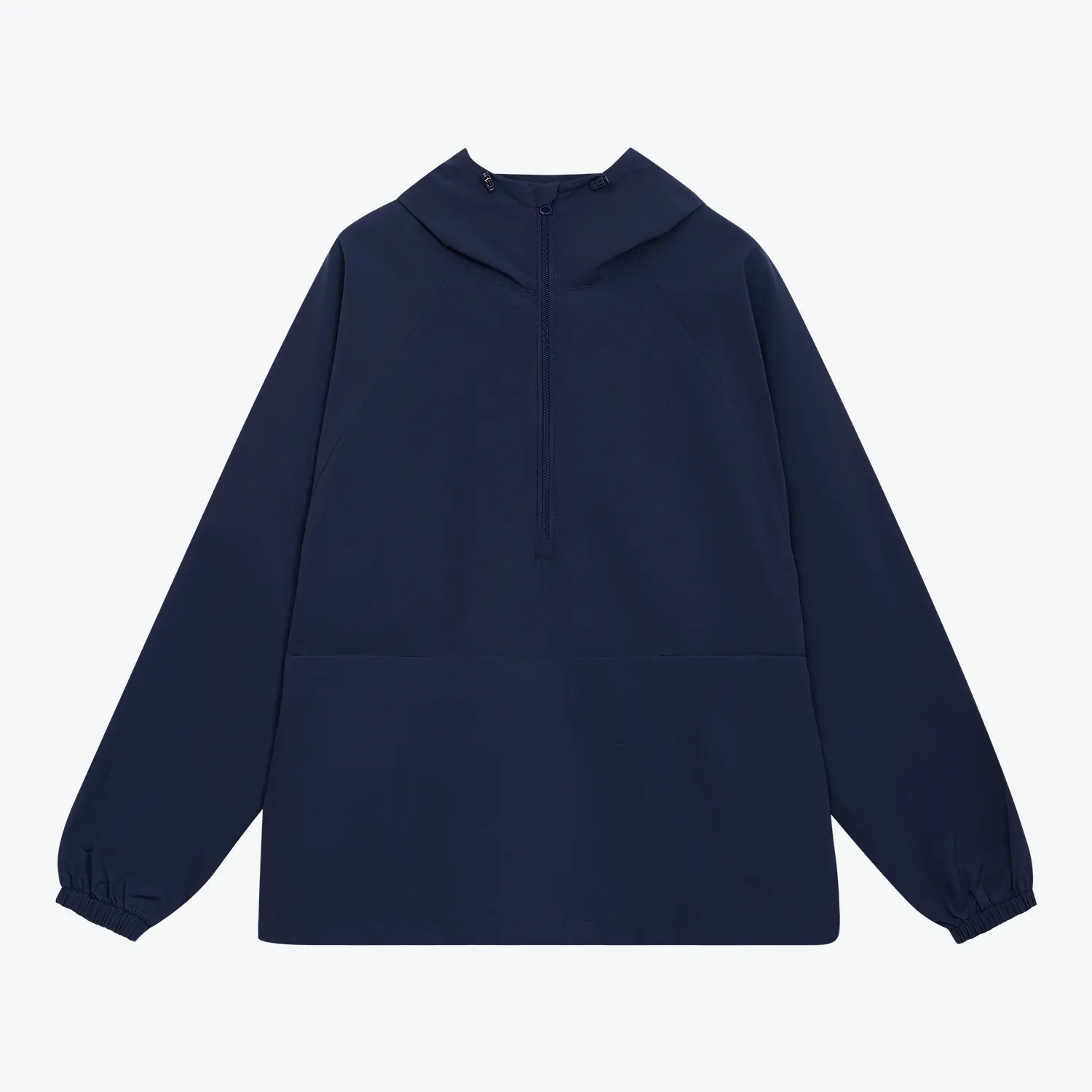 Ветровка (анорак) оверсайз унисекс Риссман (Rissman), темно-синяя, размер XL/XXL