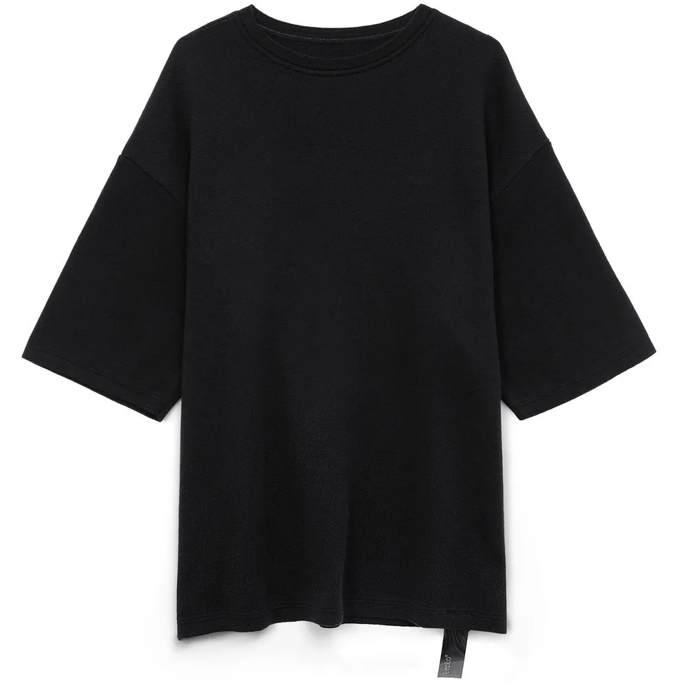 Джемпер с коротким рукавом Siluetti Volumica, черный, размер XL/XXL