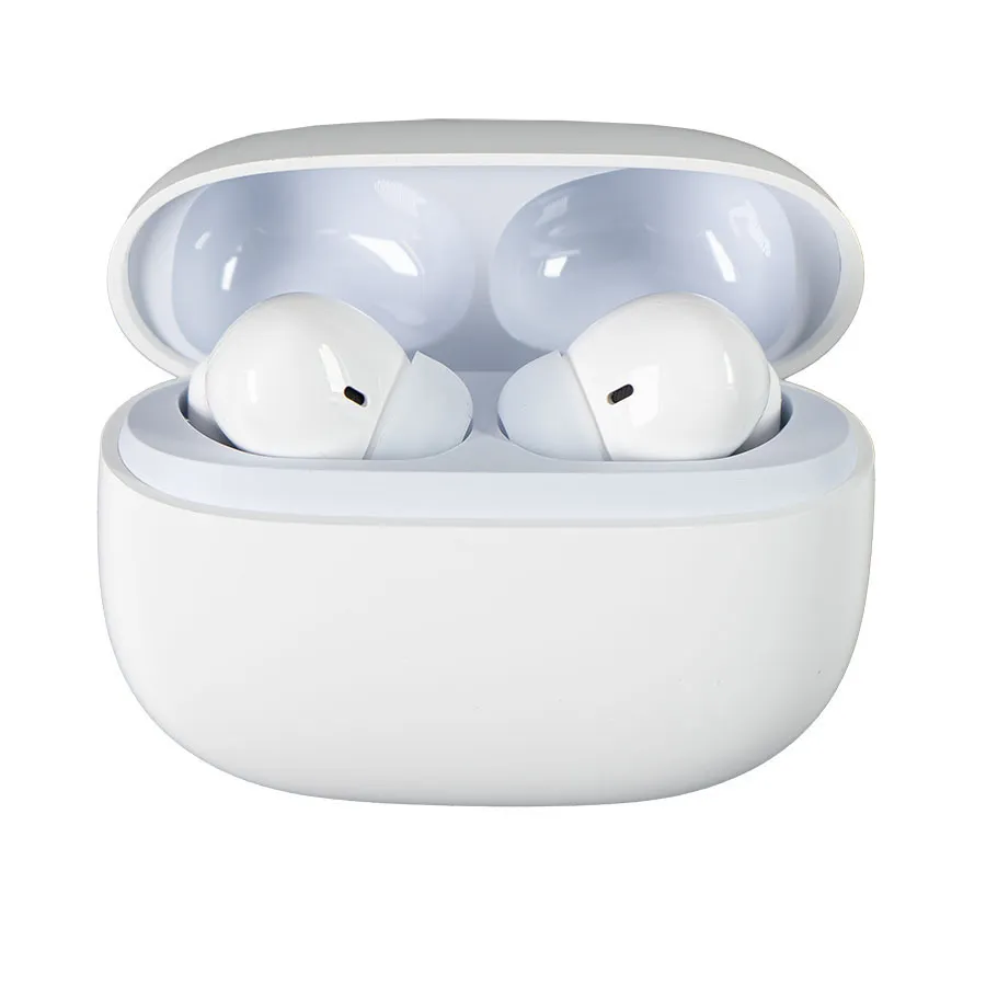 Наушники LAUD беспроводные с амбушюрами, пластиковый корпус, белые