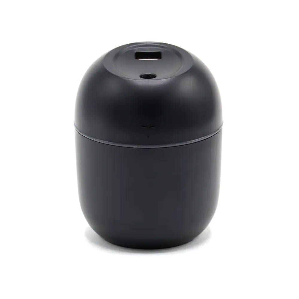Светодиодный USB увлажнитель Egg с подсветкой, черный-S