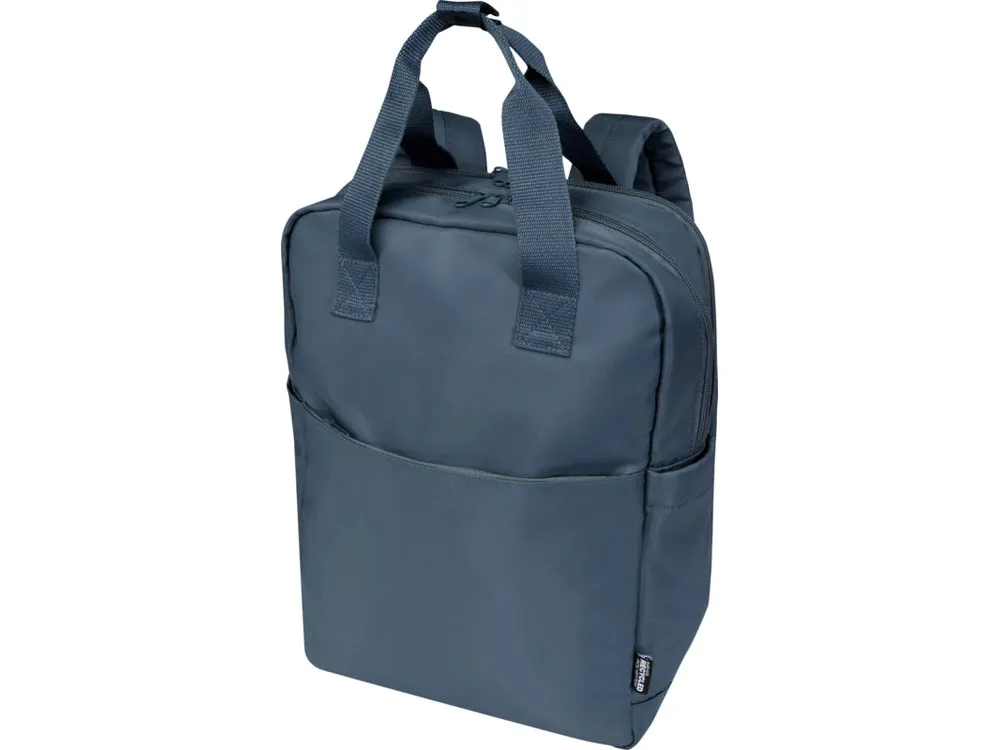 Трип 14" Эви рюкзак для ноутбука из переработанного материала объемом 9 л, серо-синий