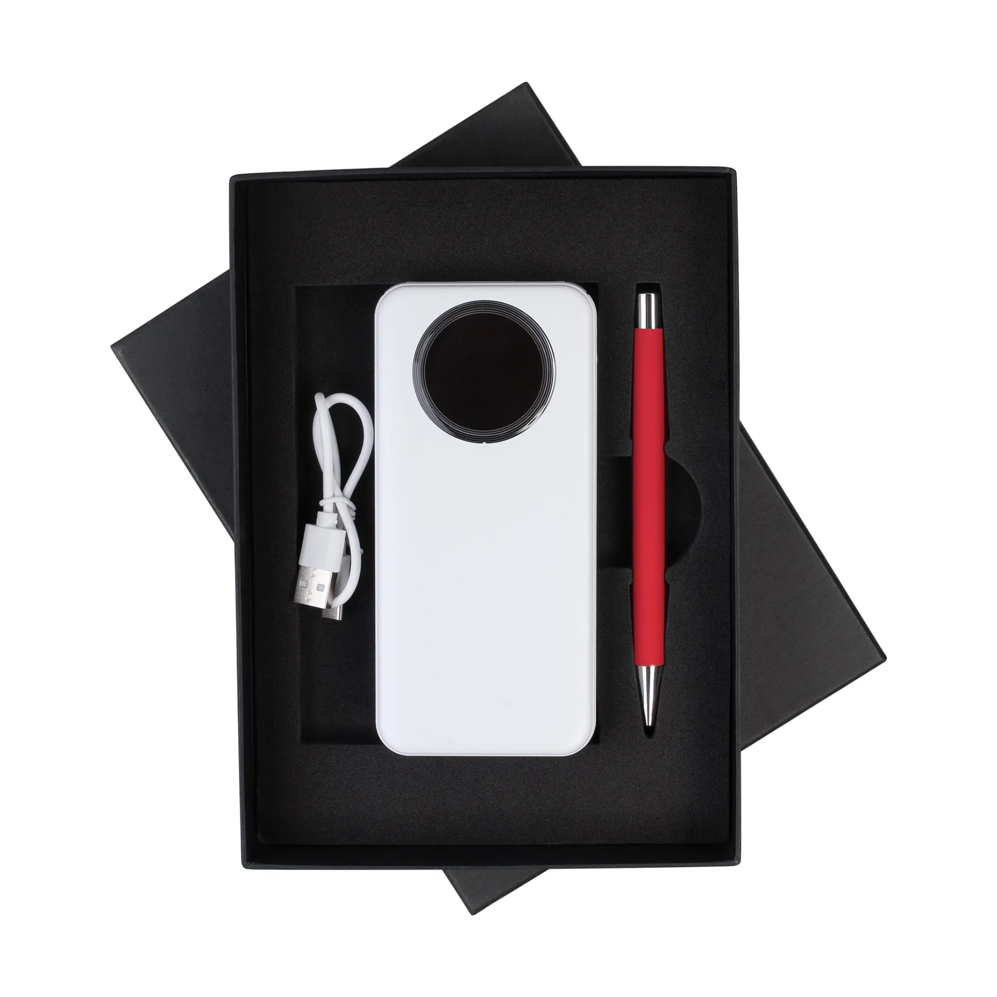 белый с красным