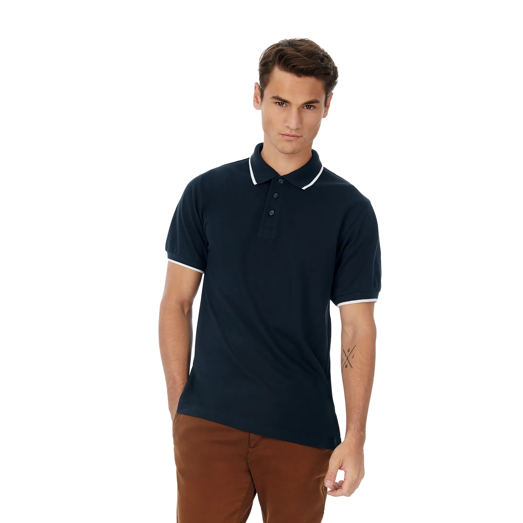 Футболка теннисная Safran Sport темно-синий с белым