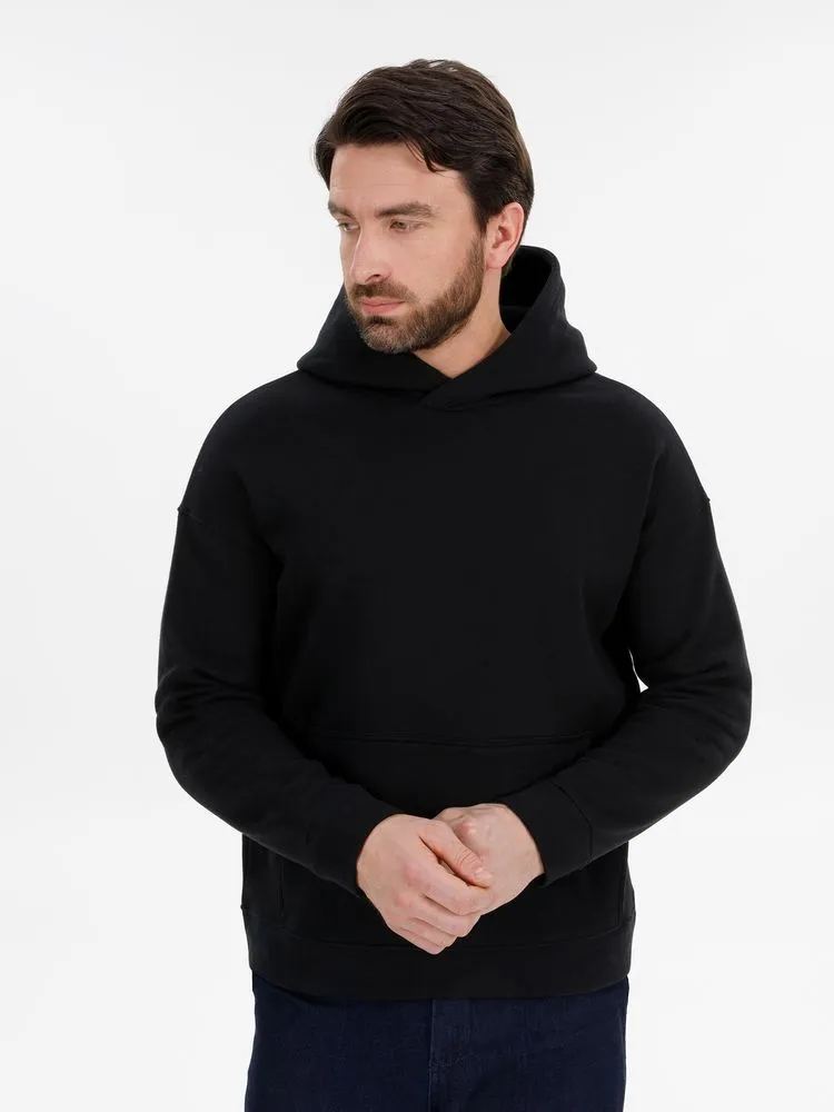 Худи оверсайз унисекс Snuggie, черное, размер M/L