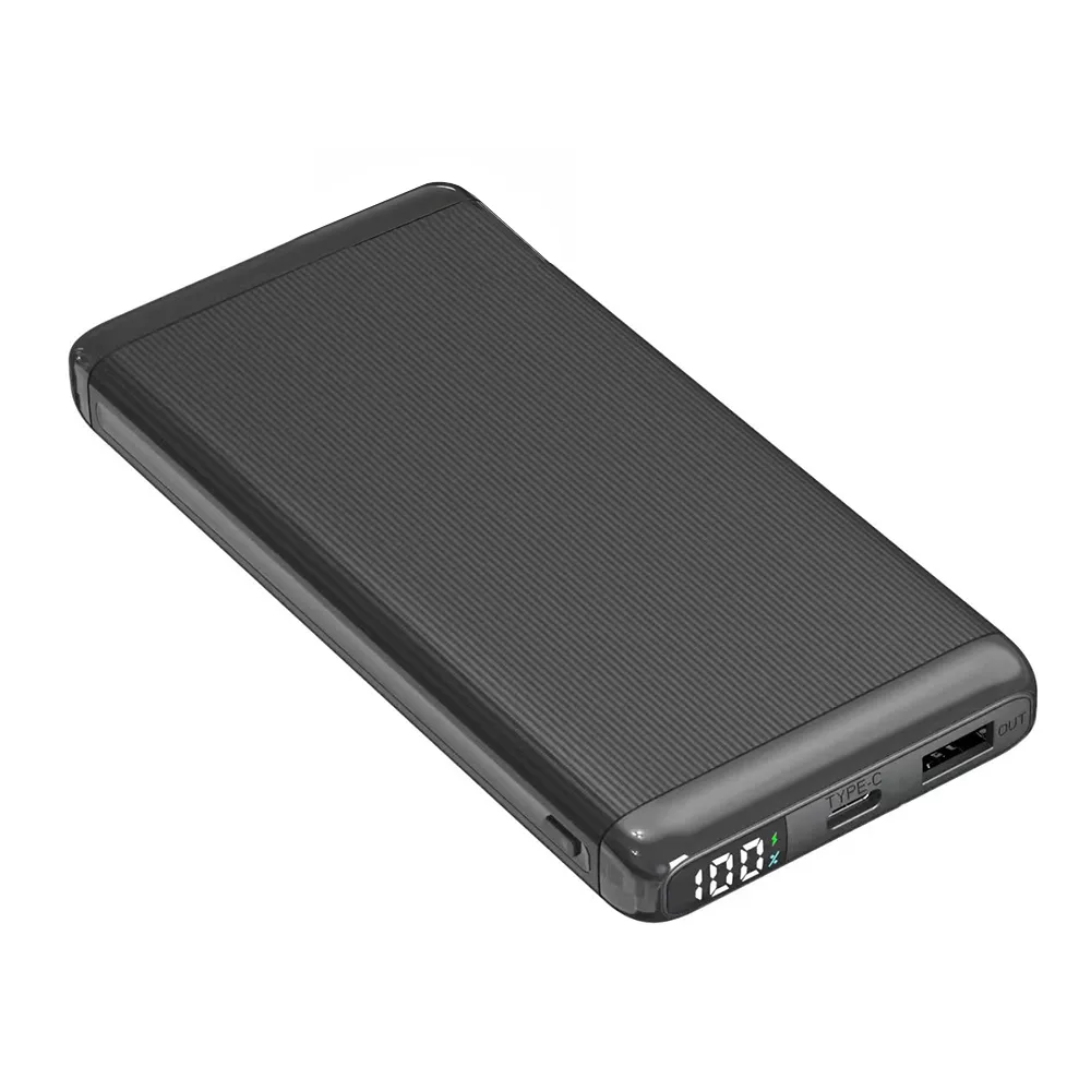 Внешний аккумулятор Orvex c быстрой зарядкой (до 22,5W), 10000 mAh, черный