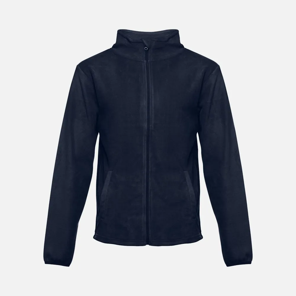 Куртка флисовая мужская Helsinki, темно-синяя, размер S