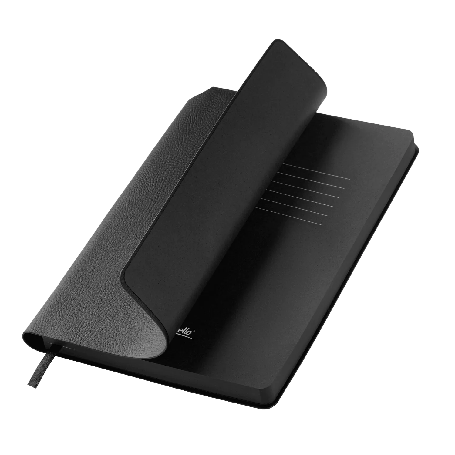 Ежедневник Молто (Molto) недатированный, черный (без упаковки, без стикера)