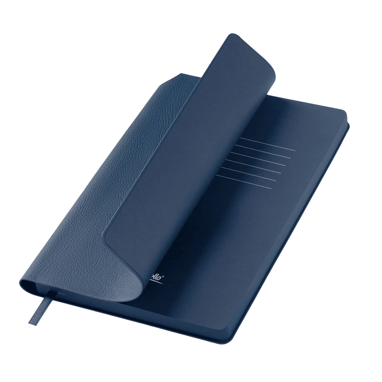 Ежедневник Молто (Molto) недатированный, синий (без упаковки, без стикера)