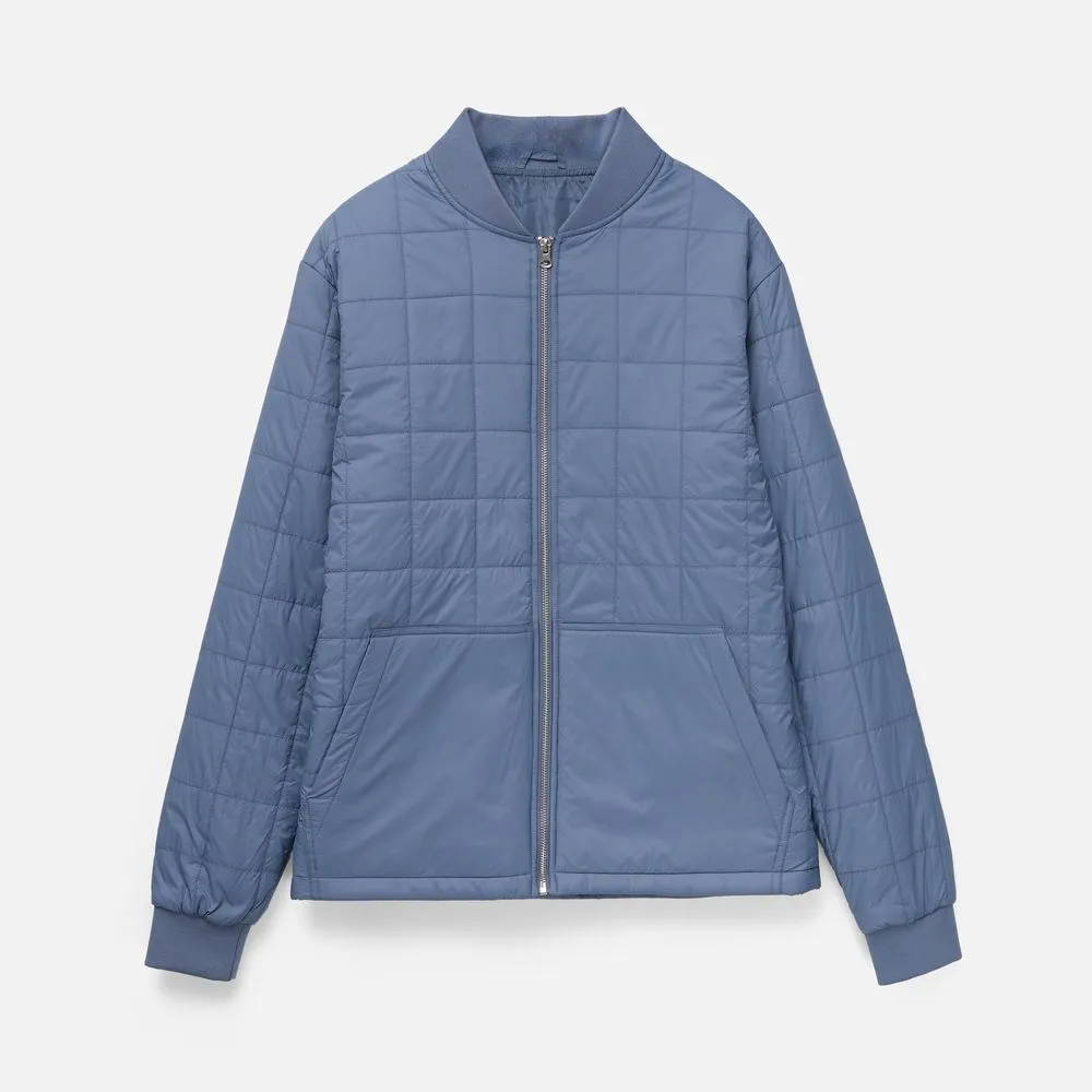 Куртка унисекс Warmbridge, синяя (джинс), размер L