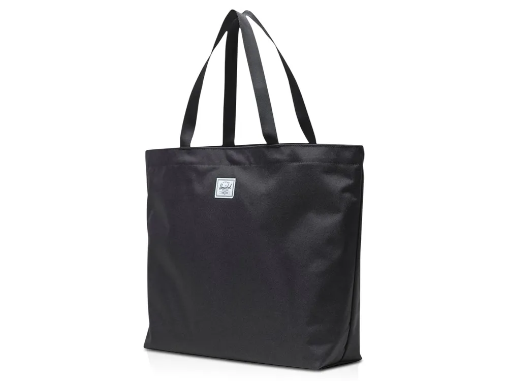 Herschel Classic™ эко-сумка-тоут из переработанного материала объемом 19 л - сплошной черный