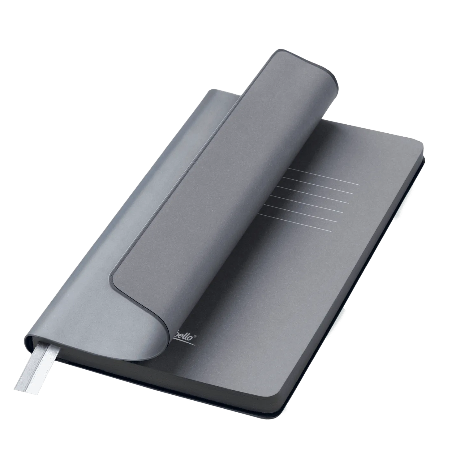 Ежедневник Мун Ривер (Moon River) недатированный, стальной (без упаковки, без стикера)