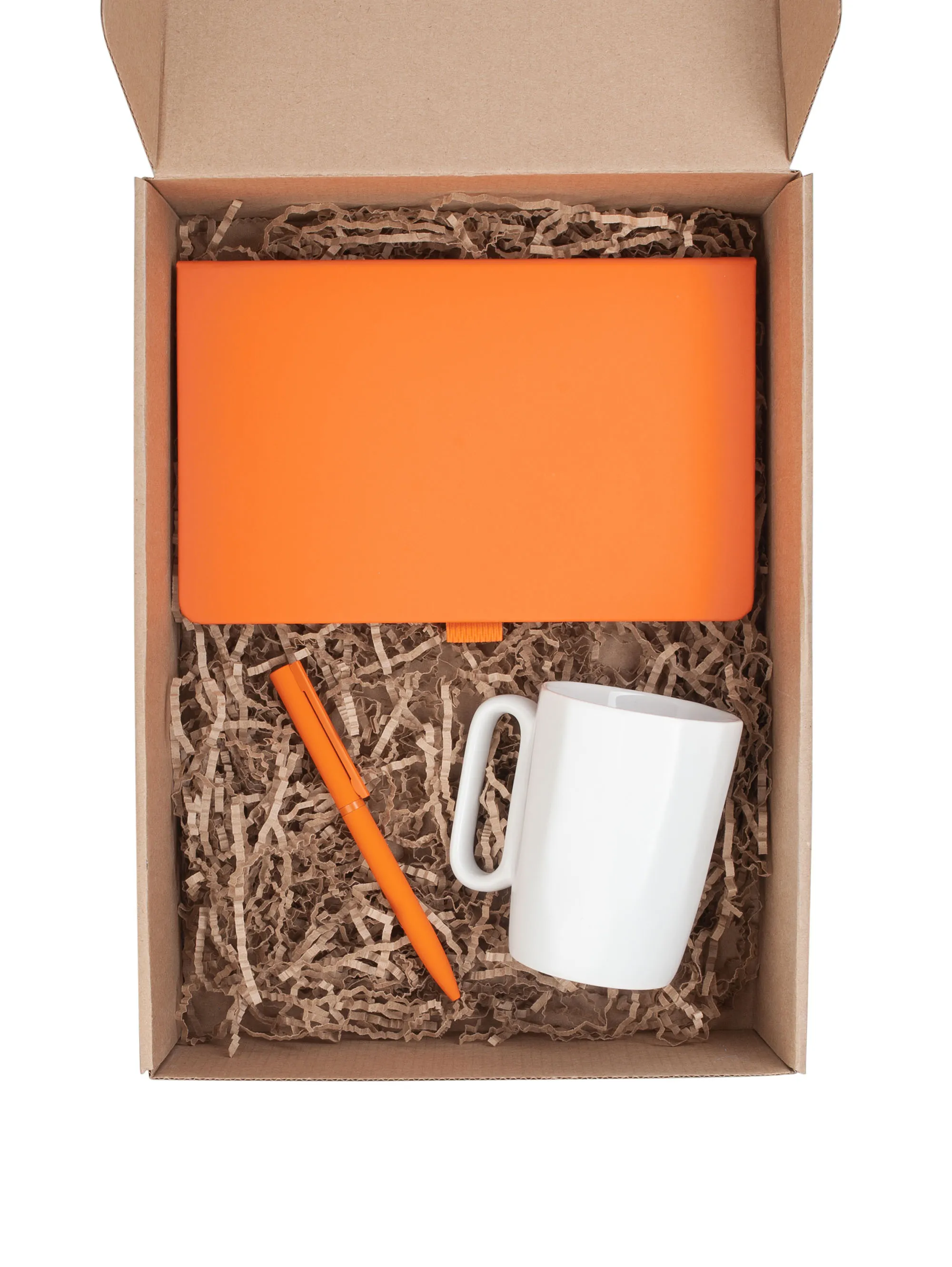 оранжевый с белым