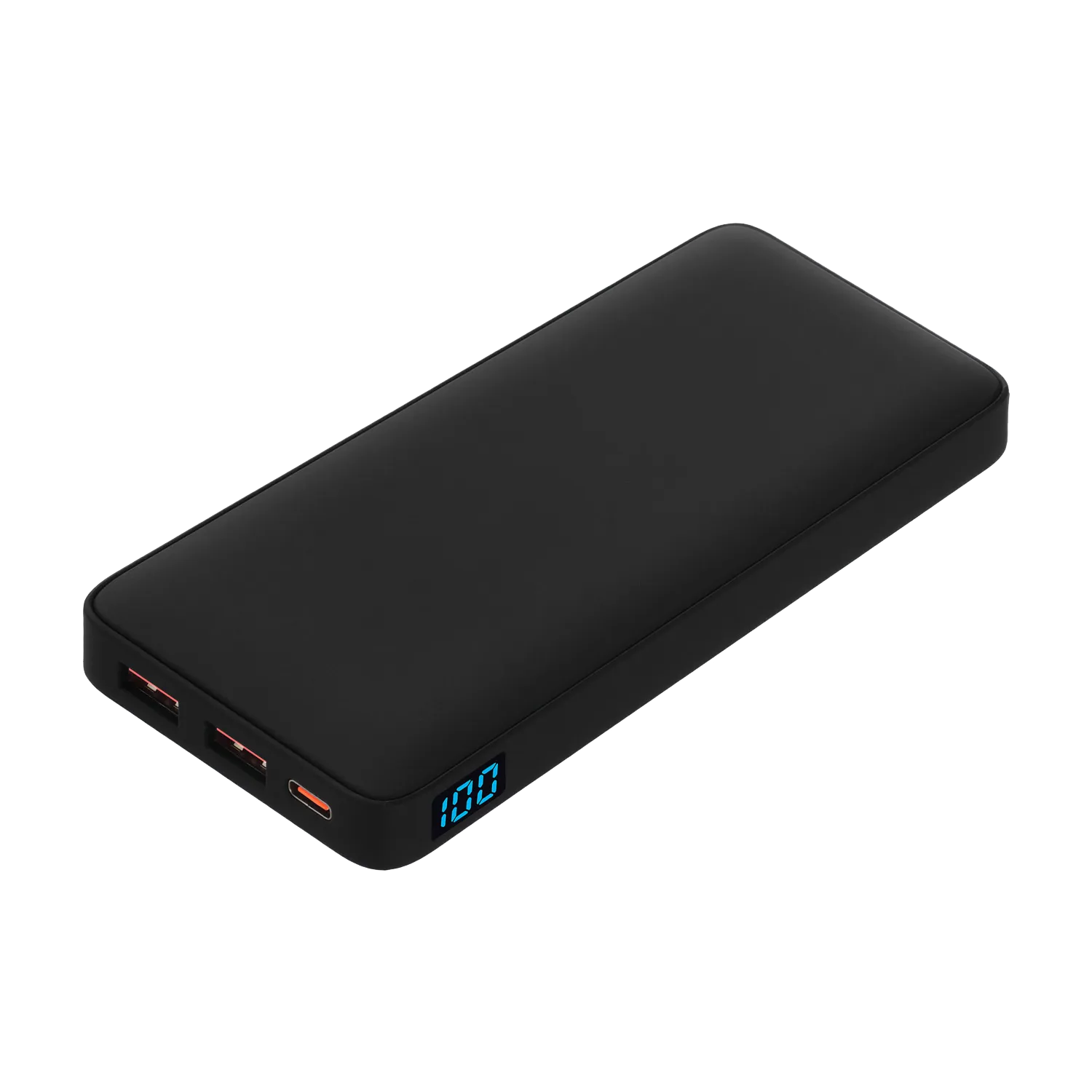 Внешний аккумулятор с подсветкой Анкор Плюс PD (Ancor PD Plus)10000 mAh, черный