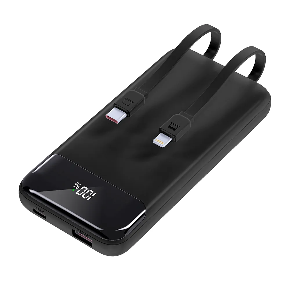 Внешний аккумулятор Nero с быстрой зарядкой (до 22,5W), 10000 mAh, чёрный