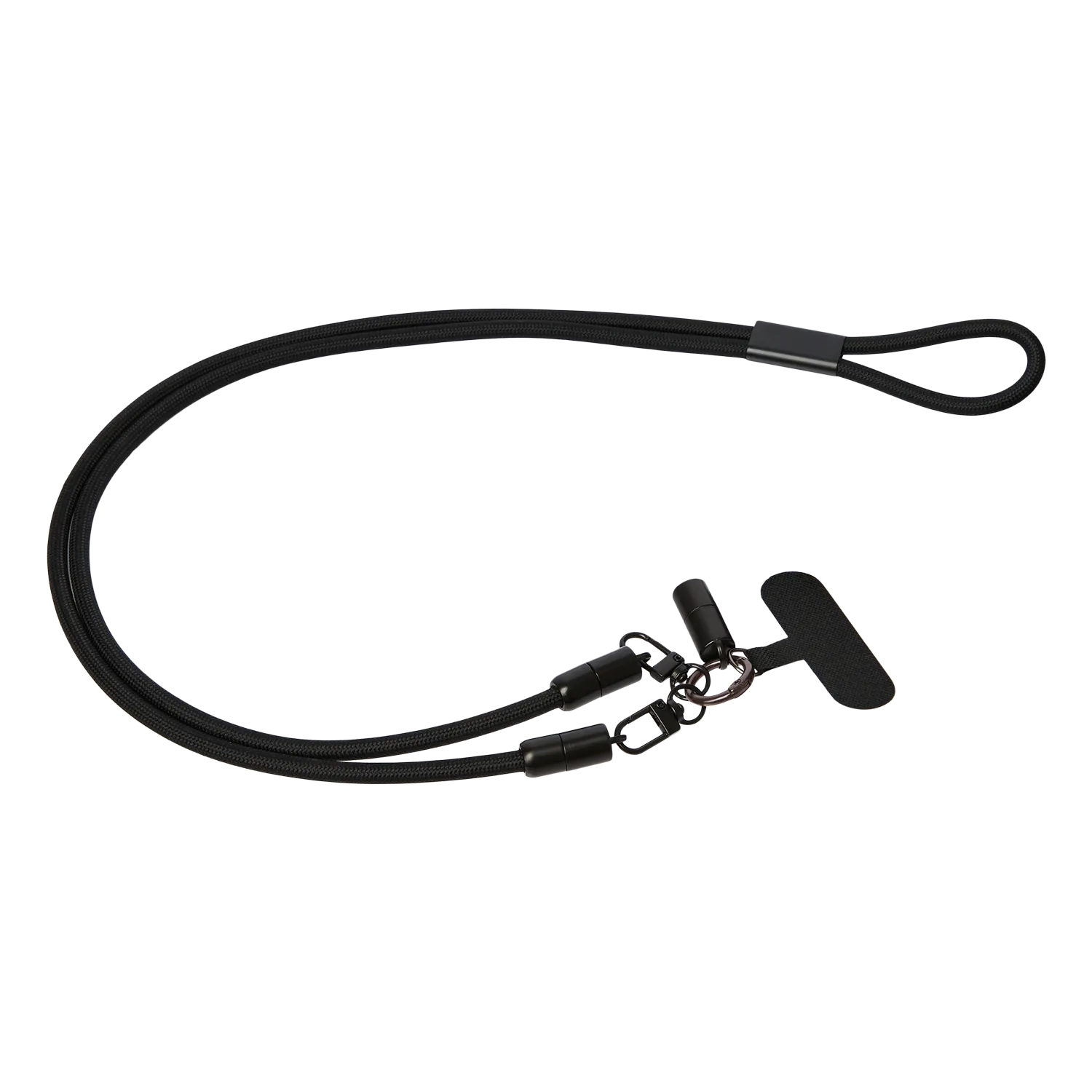 Кабель-ланьярд Волтрикс (Voltrix), черный
