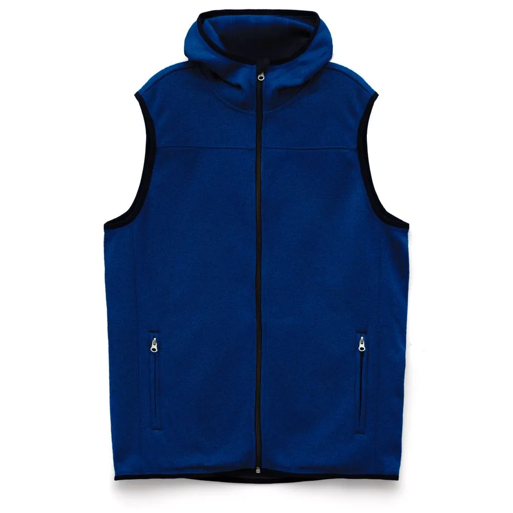 Жилет с капюшоном унисекс Gotland, синий, размер L