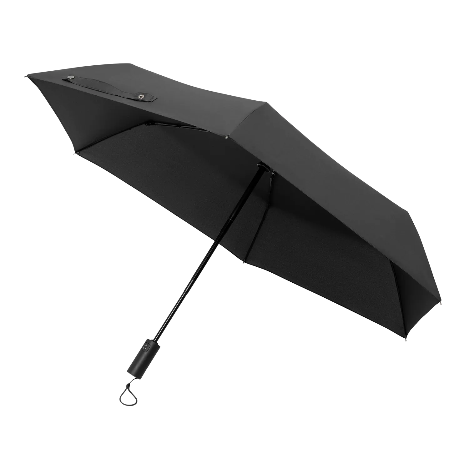 Зонт складной Филтон (Filton), черный с системой безопасности (Safety System)