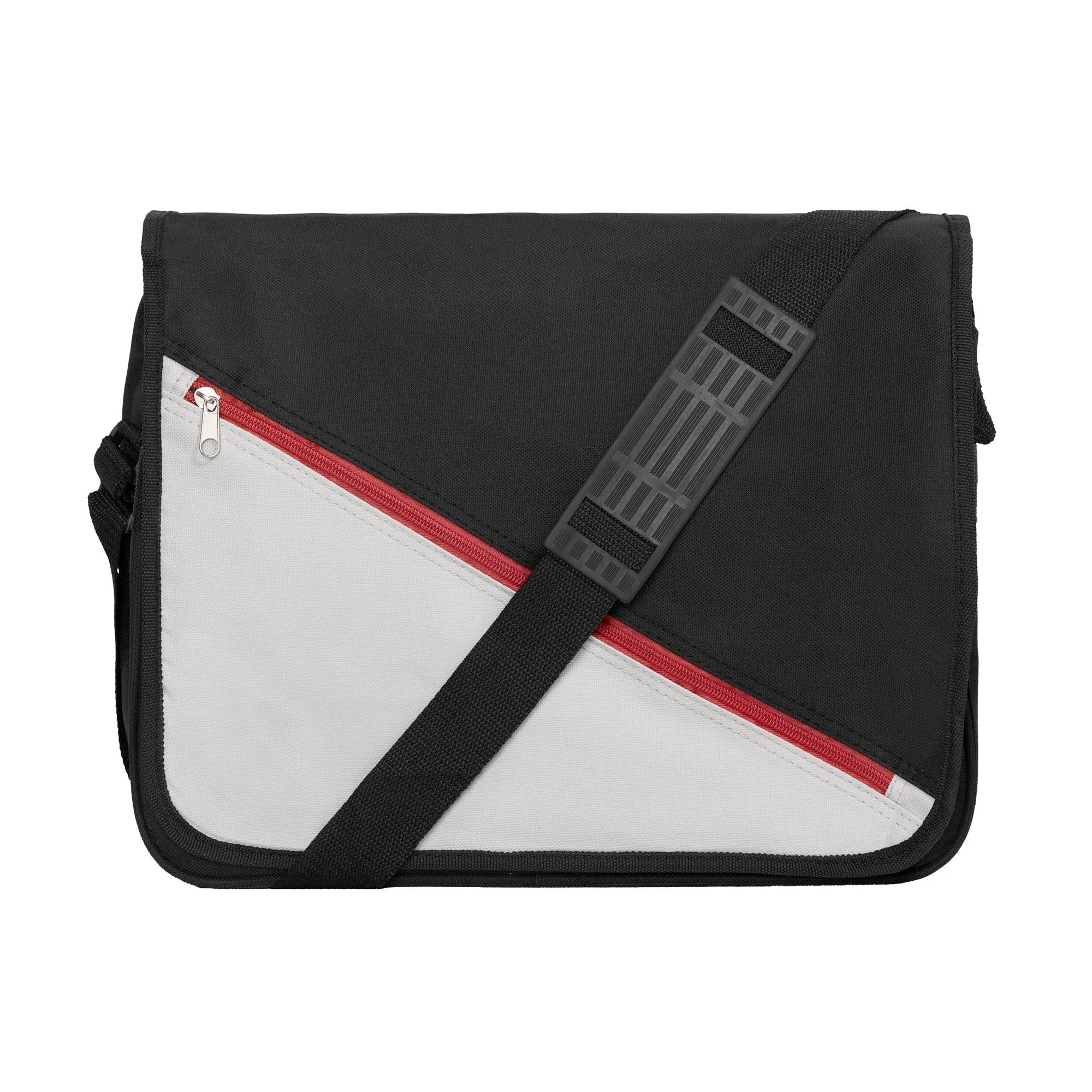 Сумка для документов "Briefing"# черный с красным