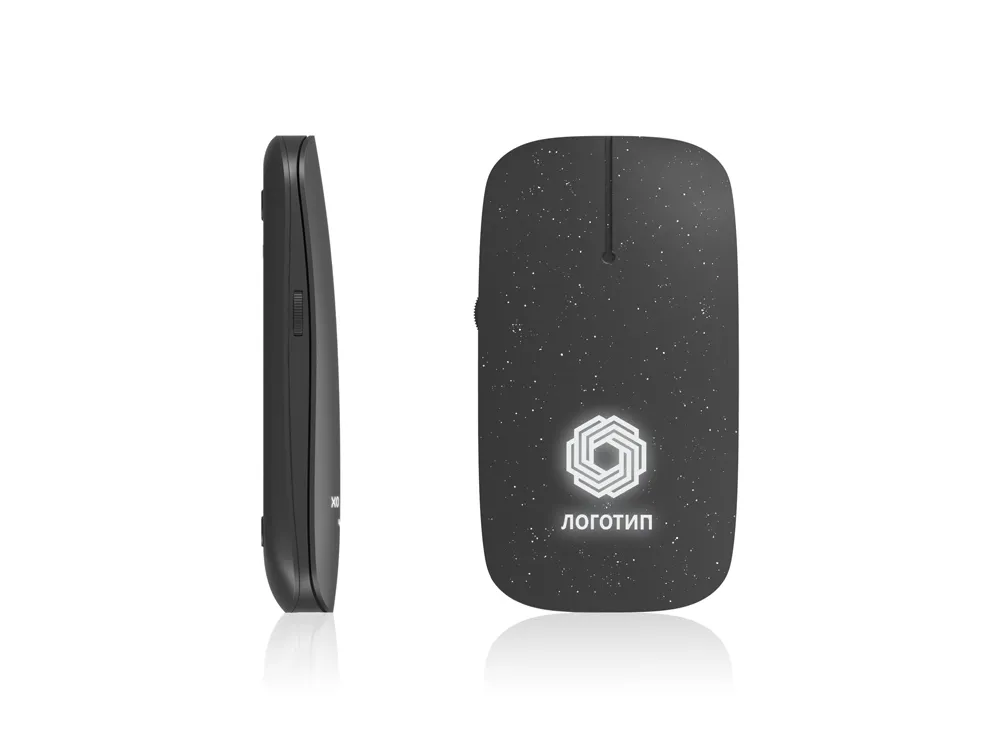 Беспроводная мышь c подсветкой «Pokket2 Eco», черный