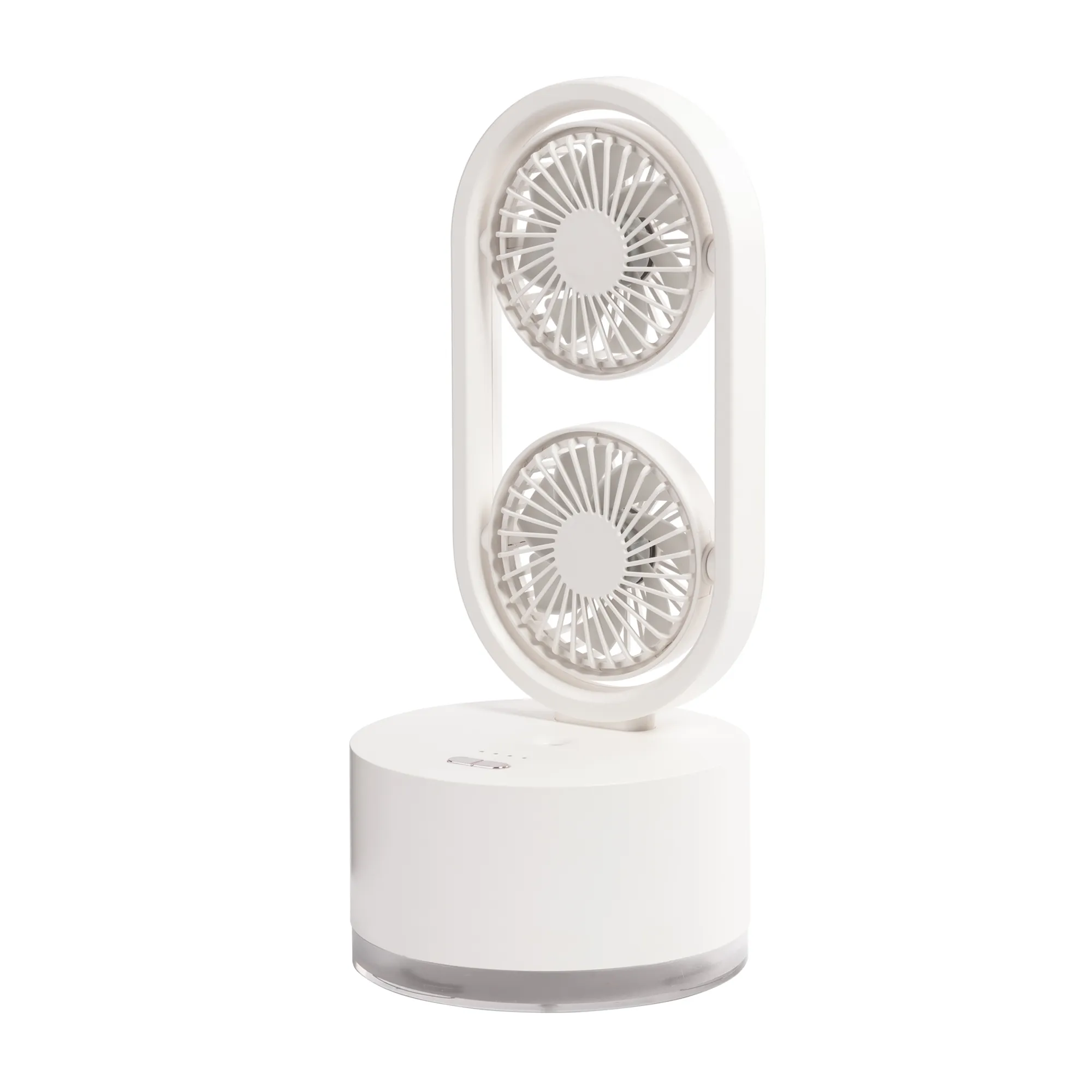 Портативный увлажнитель воздуха "Smart Wind" с двумя вентиляторами белый